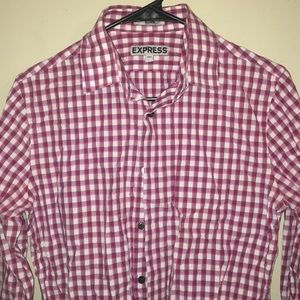 Exspress Pink Button Down